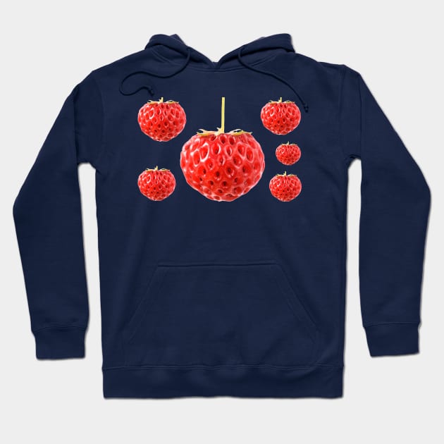 Fragaria x ananassa &#39;Framberry&#39; Strawberry Hoodie by chrisburrows